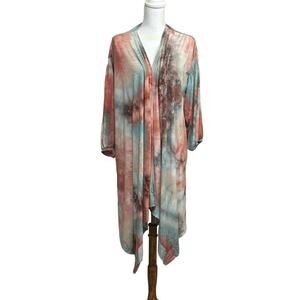 Gigio tie dye knit coverup, medium, bohemian, festival, hippie, eclectic